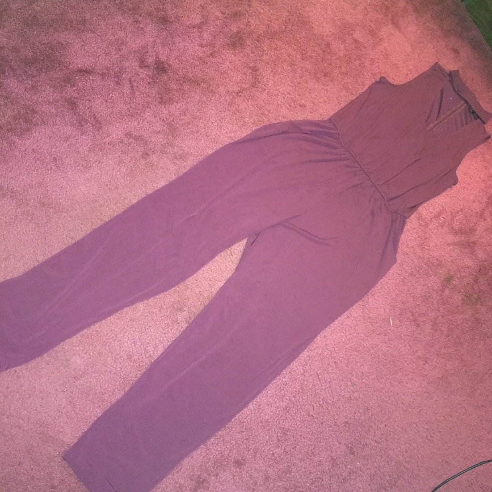 Ambiance Burgundy Jumpsuit